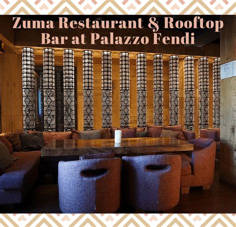 Zuma Fendi’s Fashionable Japanese Restaurant and Rooftop Bar 